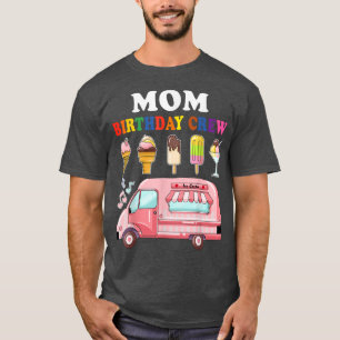 T-shirt Maman De L'Anniversaire Crew Cream Pièce Anniversa