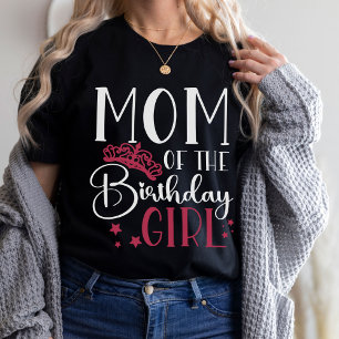 T-shirt Maman de l'Anniversaire Escouade fille sur mesure