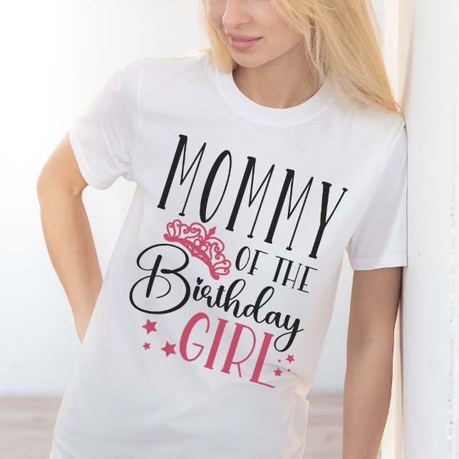 T-shirt Maman de l'Anniversaire Escouade fille sur mesure  (Créateur téléchargé)