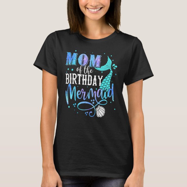 T-shirt Maman De L'Anniversaire Fête De Correspondance De  (Devant)