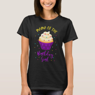 T-shirt Maman de l'anniversaire fille Cupcake Sweet B-Day