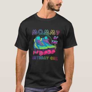 T-shirt Maman De L'Anniversaire Fille Rolling Patinage Ann
