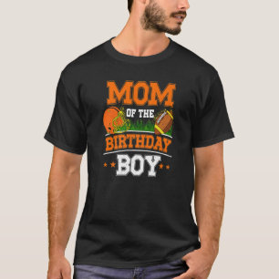 T-shirt Maman De L'Anniversaire Garçon Football Football A