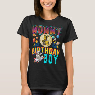 T-shirt Maman De L'Anniversaire Garçon Mère Cadeau Astrona