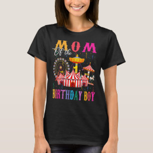T-shirt Maman De L'Anniversaire Garçon Ringmaster Cirque A