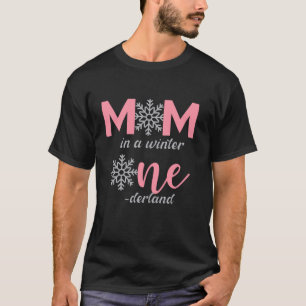 T-shirt Maman de l'anniversaire pour fille hiver Onederlan