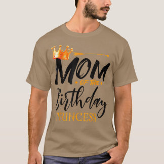 T-shirt Maman De L'Anniversaire Princesse Funny Mama Maman