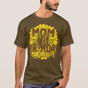 T-shirt Maman De L'Anniversaire Reine Filles Anniversaire 