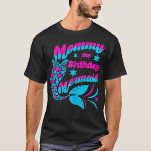 T-shirt Maman De L'Anniversaire Sirène Drôle Correspondant