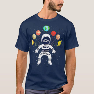 T-shirt Maman De L'Astronaut Anniversaire Garçon Et Girl S