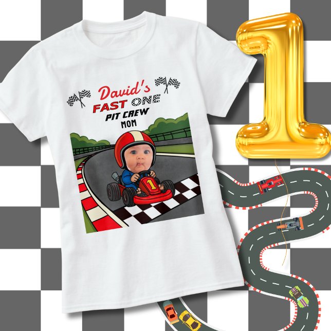 T-shirt Maman de l'écurie de pit Fast ONE | Anniversaire p (Créateur téléchargé)