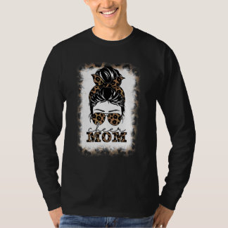 T-shirt Maman de l'équipe de cheer aux cheveux décolorés e