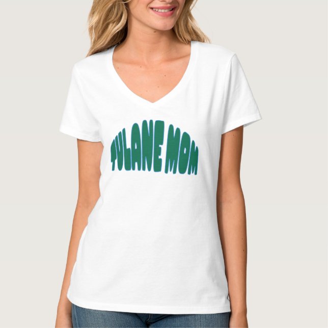 T-SHIRT MAMAN DE L'UNIVERSITÉ TULANE (Devant)