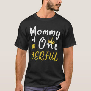 T-shirt Maman de M. Onederful  Premier One Derful Assorti 