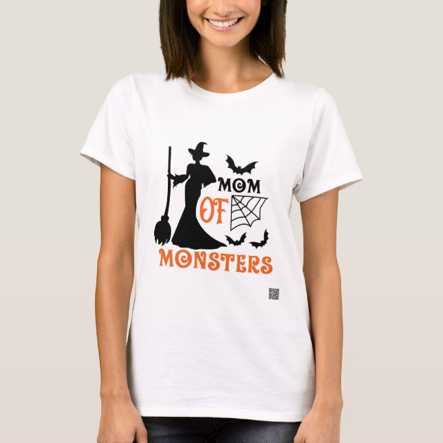 T-shirt Maman de Monstres (Devant)