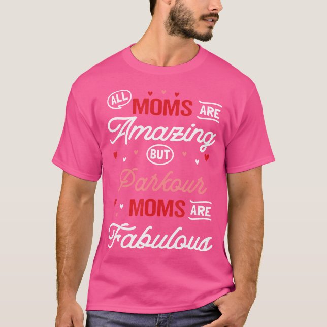 T-shirt Maman de Parkour (Devant)