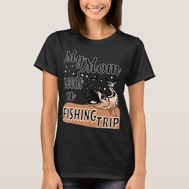 T-shirt Maman de pêche de Denver (Devant)