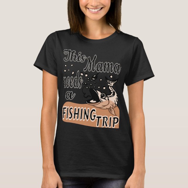T-shirt Maman de pêche de Nashville (Devant)