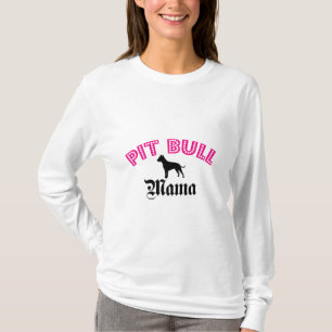T-shirt Maman de pitbull