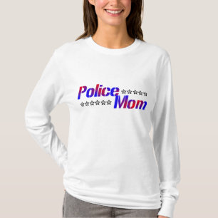 T-shirt Maman de police
