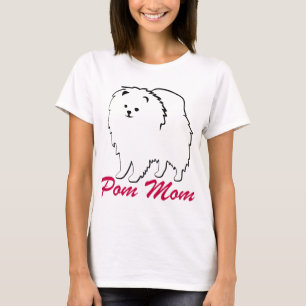 T-shirt Maman de Pomeranian Pom