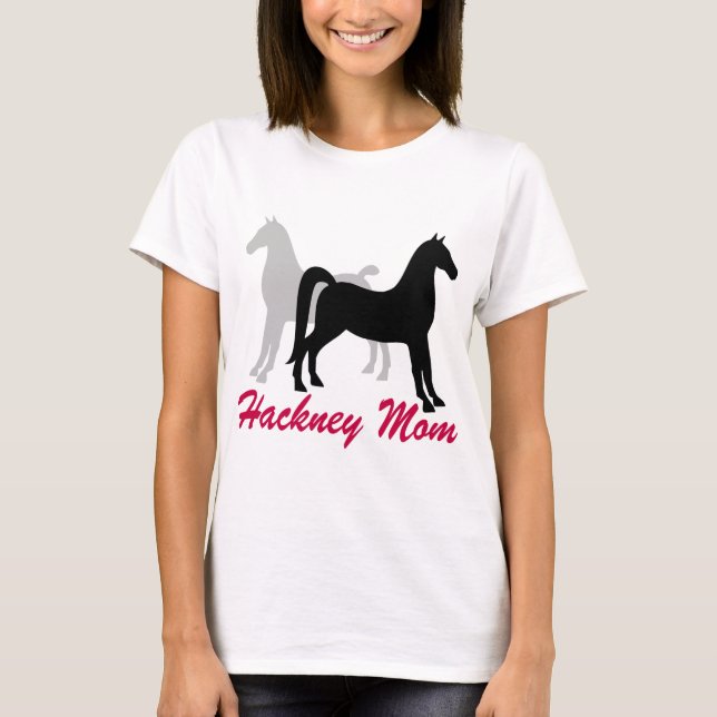 T-shirt Maman de poney de Hackney (Devant)