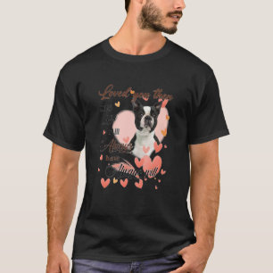 T-shirt Maman de Pug adorable Cœurs Bonne Fête des Mères A