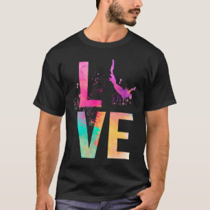 T-shirt Maman de saut à l'élastique coloré Saut à l'élast