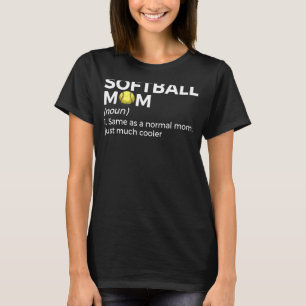 T-shirt Maman de softball Définition Maman Fête des mères