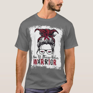 T-shirt Maman De Sturge Weber Guerrier Chemise Burgundy Ru