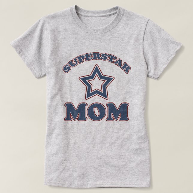 T-shirt Maman de superstar (Design devant)
