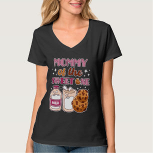 T-shirt Maman de Sweet One Cookies et Lait 1er Anniversair