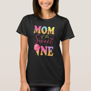 T-shirt Maman De Sweet Un Anniversaire Crème Glace Sweetie