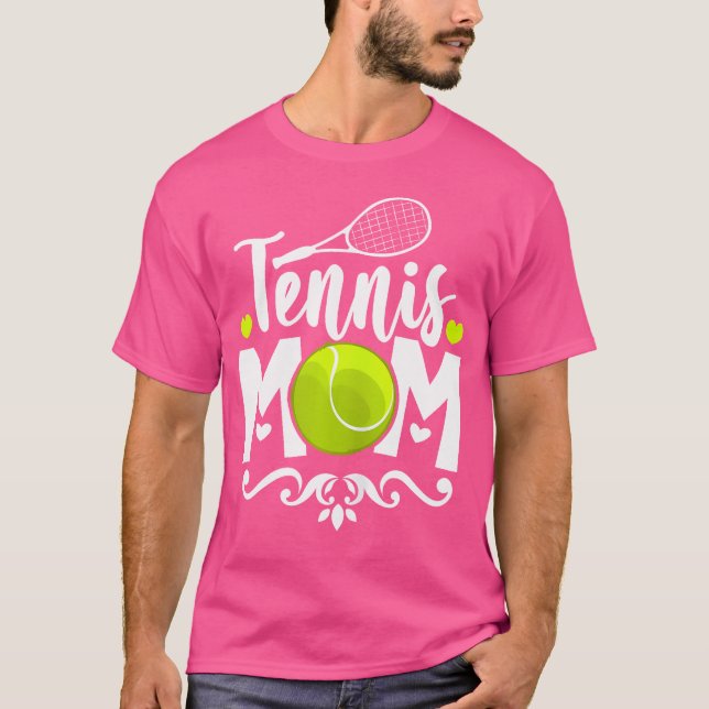 T-shirt Maman de tennis (Devant)