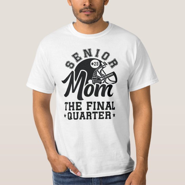 T-shirt Maman de terminale Le dernier trimestre (Devant)