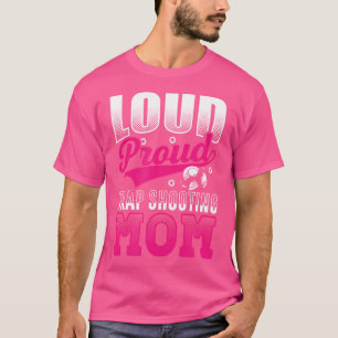T-shirt Maman de tir à la fosse Fort et Fière Sports de Ti