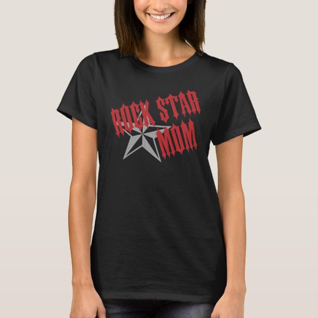 T-shirt Maman de vedette du rock (Devant)