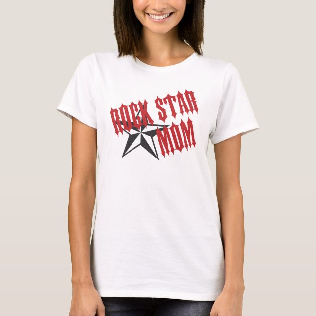 T-shirt Maman de vedette du rock (Devant)