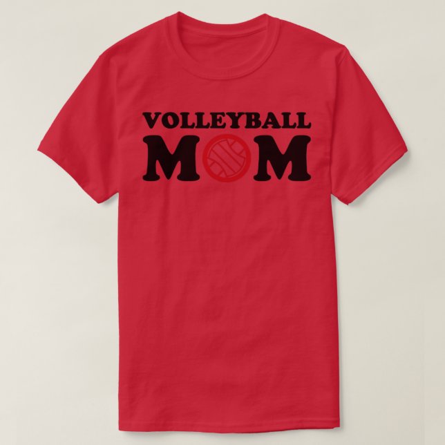 T-shirt Maman de volley1 (Design devant)