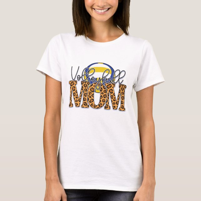 T-shirt Maman de volleyeuse  (Devant)