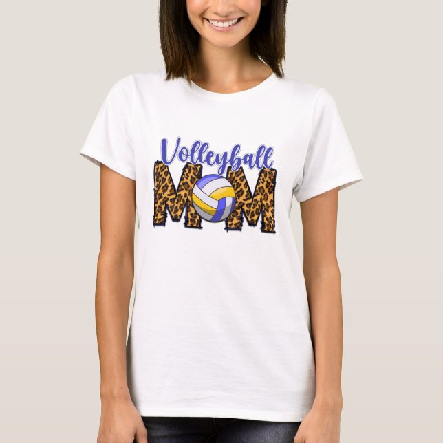 T-shirt Maman de volleyeuse  (Devant)