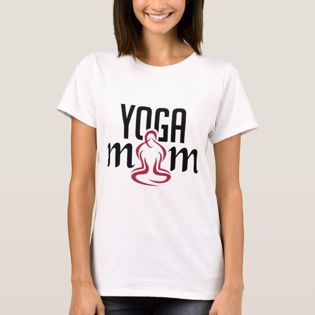 T-shirt MAMAN de yoga (Devant)
