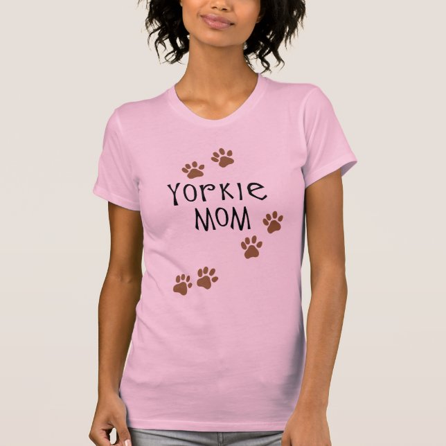T-shirt Maman de Yorkie (Devant)