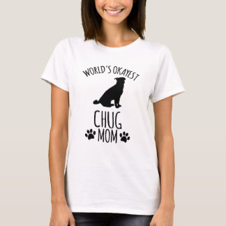 T-shirt Maman des chiens la plus ou moyenne du monde - Mam