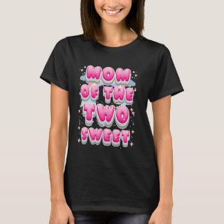 T-shirt Maman des deux douce Mère Fière