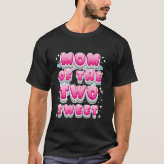 T-shirt Maman des deux douce Mère Fière