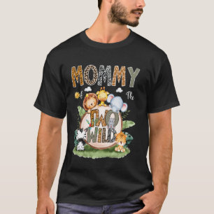 T-shirt Maman Des Deux Sauvages 2E Anniversaire Safari Ani