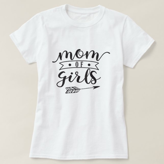 T-shirt Maman des filles (Design devant)