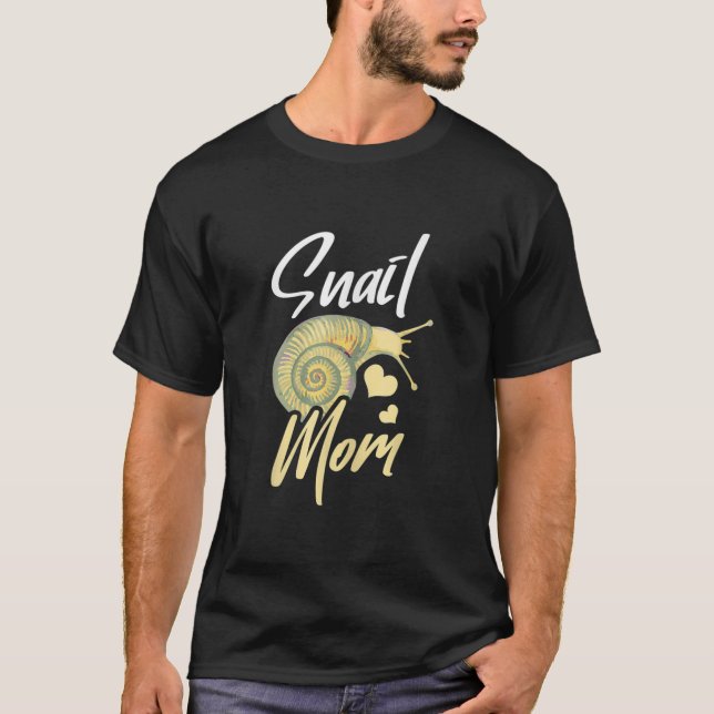 T-shirt Maman d'escargot (Devant)