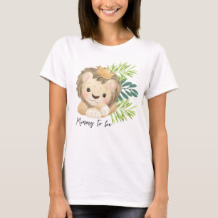 T-shirt maman d'être bébé lion king safari animaux